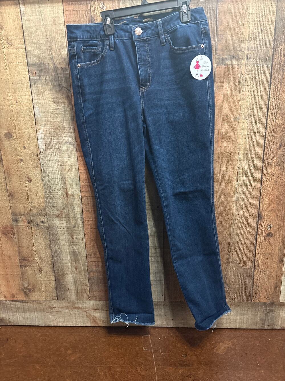 Seven7 Women's High-Rise Tummyless Straight Leg Jeans